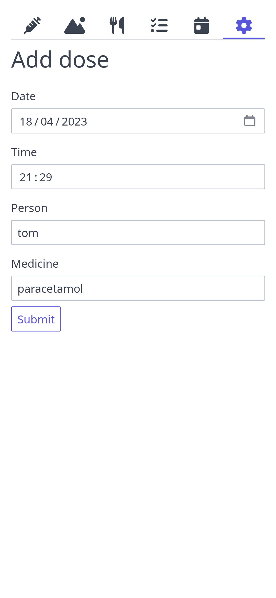 Add a dose